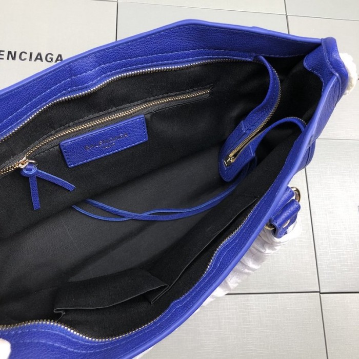 Ba*len*cia*ga classic city shoulder bag electric blue