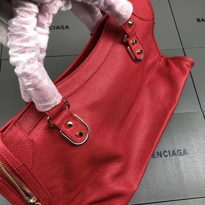 Ba*len*cia*ga classic city shoulder bag red/gold