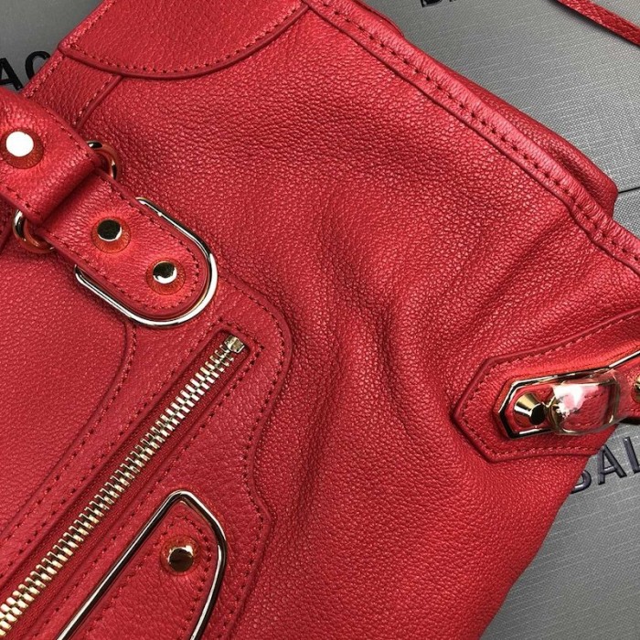 Ba*len*cia*ga classic city shoulder bag red/gold