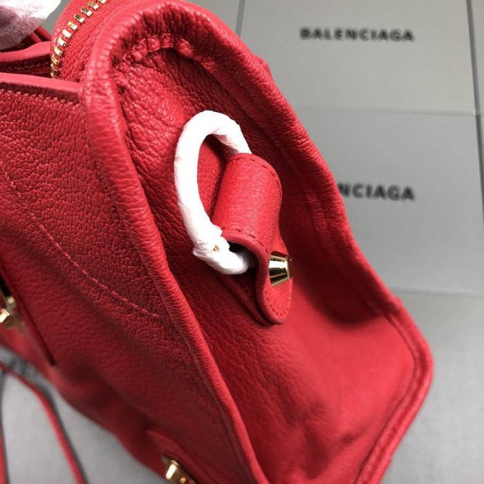 Ba*len*cia*ga classic city shoulder bag red/gold