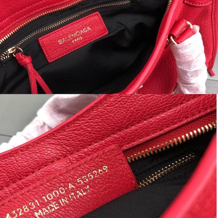 Ba*len*cia*ga classic city shoulder bag red/gold