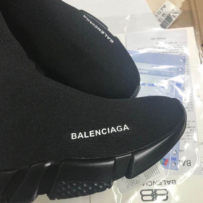 Ba*len*cia*ga speed sneakers black
