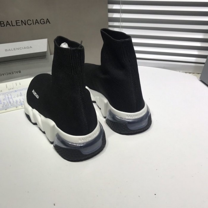 Ba*len*cia*ga speed clear sole sneakers black