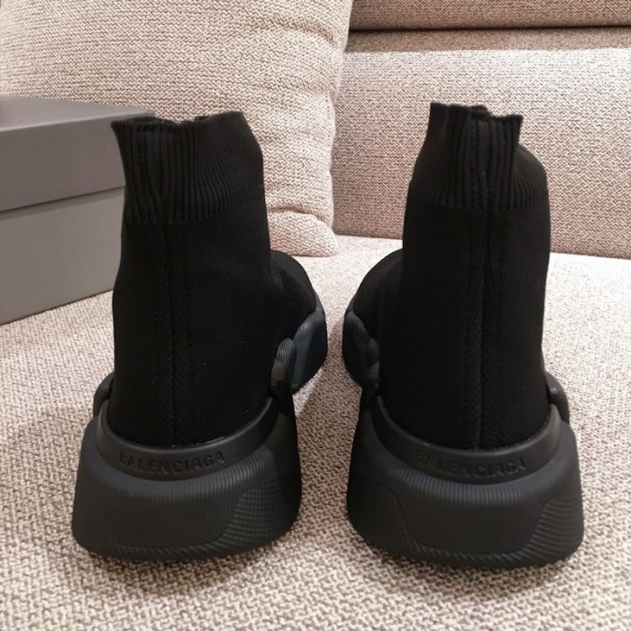 Ba*len*cia*ga speed clear sole sneakers black color