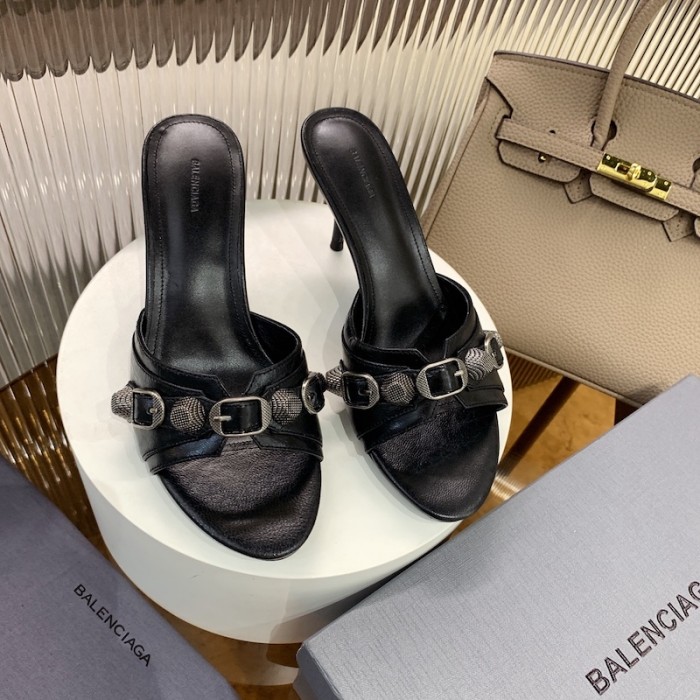 Ba*len*cia*ga cagole 70mm sandal black