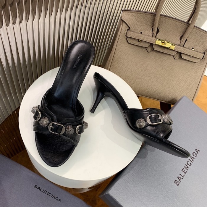 Ba*len*cia*ga cagole 70mm sandal black