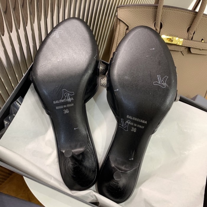 Ba*len*cia*ga cagole 70mm sandal black