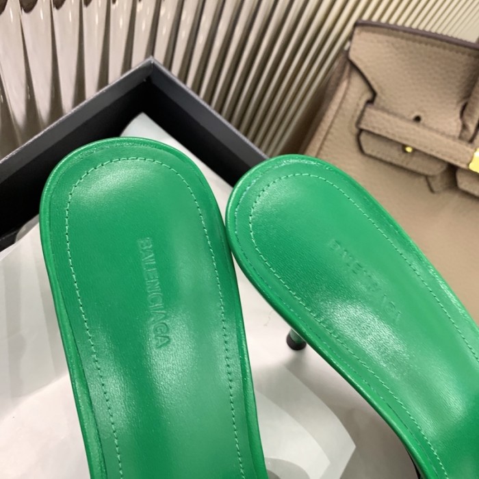 Ba*len*cia*ga cagole 70mm sandal green