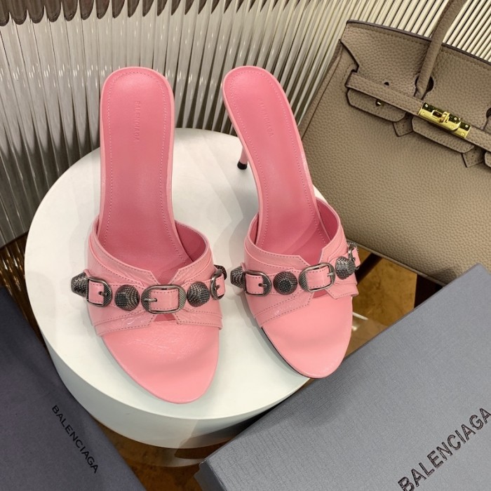 Ba*len*cia*ga cagole 70mm sandal pink