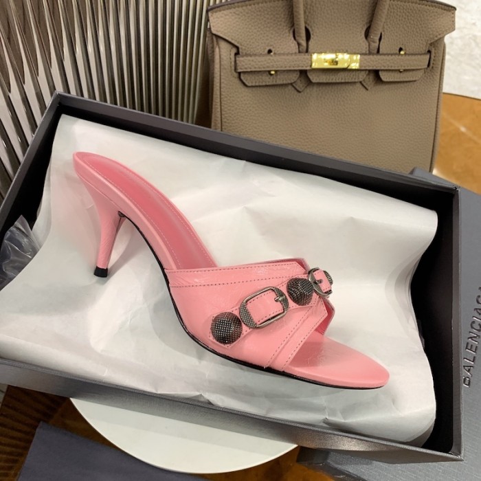 Ba*len*cia*ga cagole 70mm sandal pink