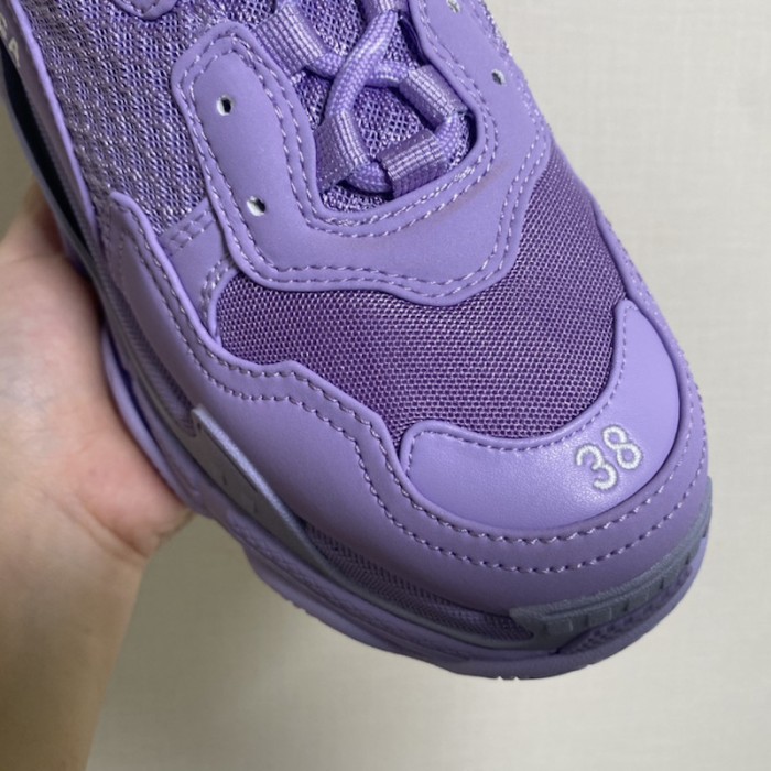 women Ba*len*cia*ga triple s sneaker lavender