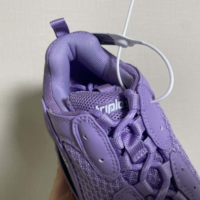 women Ba*len*cia*ga triple s sneaker lavender