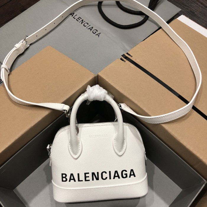 Ba*len*cia*ga women''s ville xxs handbag in white