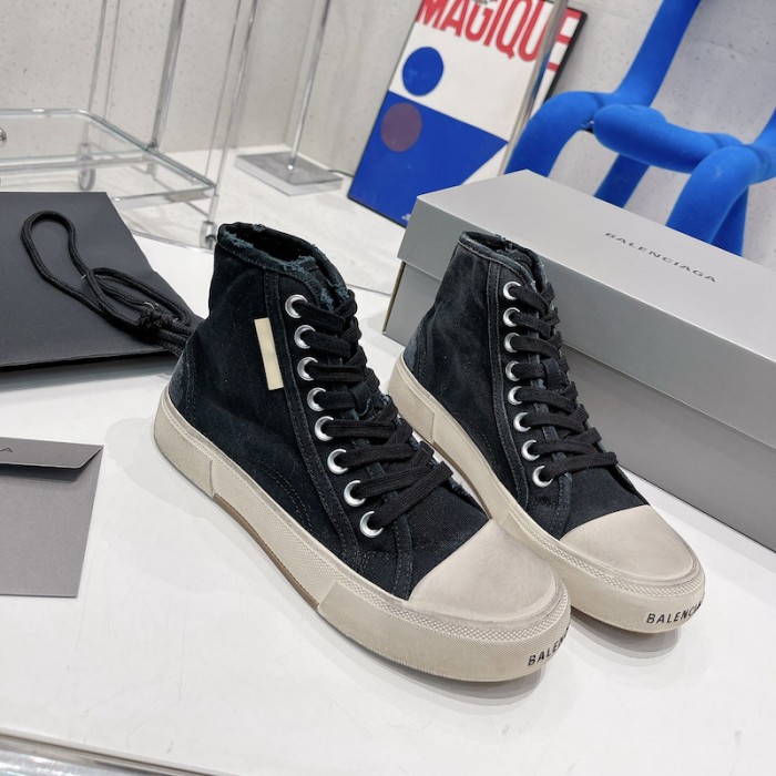 Ba*len*cia*ga paris high top sneaker in black