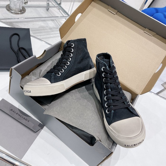 Ba*len*cia*ga paris high top sneaker in black