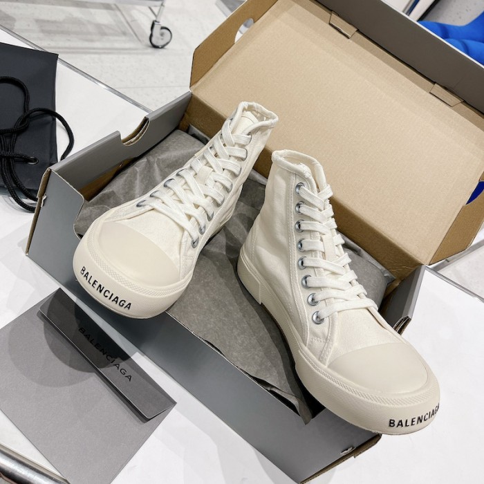 Ba*len*cia*ga paris high top sneaker in white