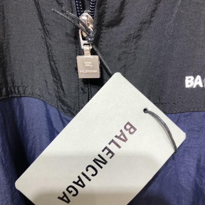 Ba*len*cia*ga sporty b regular tracksuit jacket in indigo