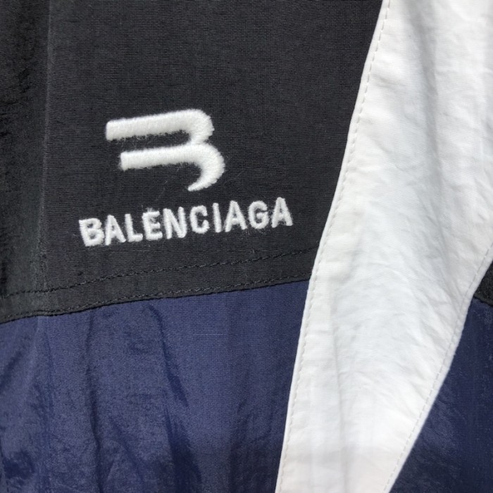 Ba*len*cia*ga sporty b regular tracksuit jacket in indigo