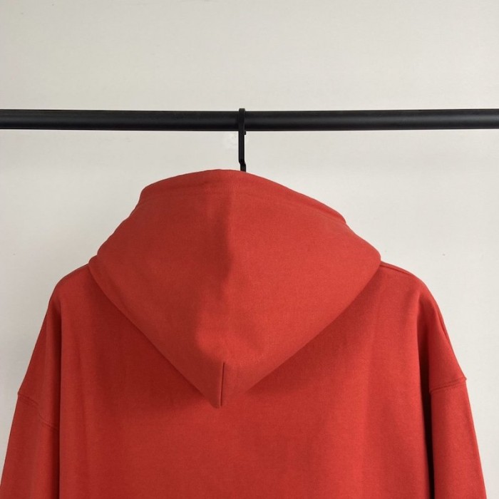 Ba*len*cia*ga bb Ba*len*cia*ga printed hoodies red