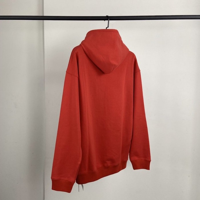 Ba*len*cia*ga bb Ba*len*cia*ga printed hoodies red