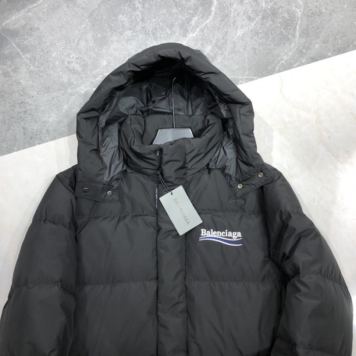 Ba*len*cia*ga political campaign coat jacket black