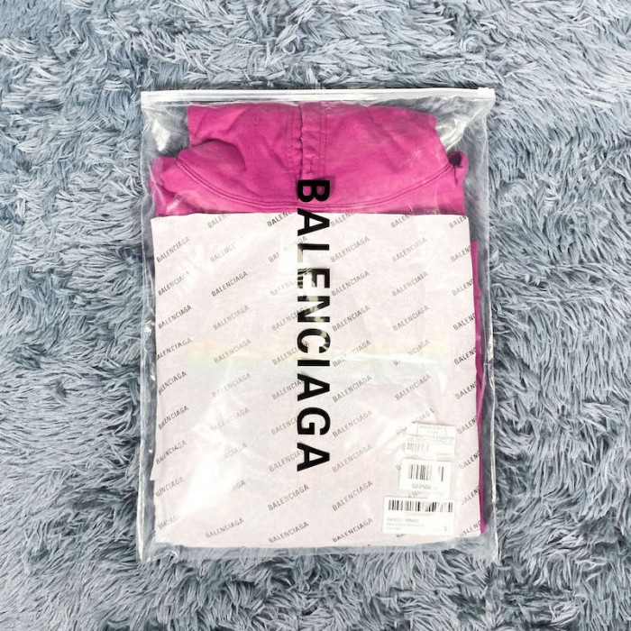 Ba*len*cia*ga 90/10 hoodie wide fit in fuchsia