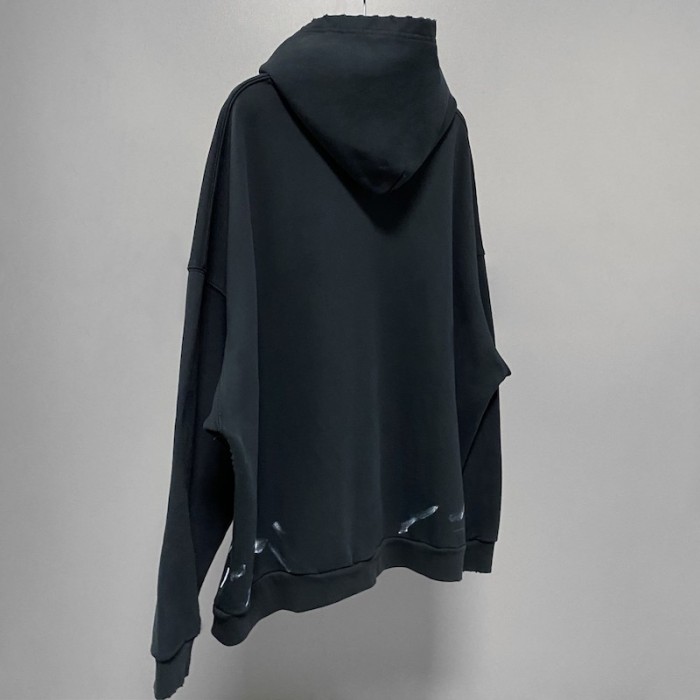 Ba*len*cia*ga 90/10 hoodie wide fit in black