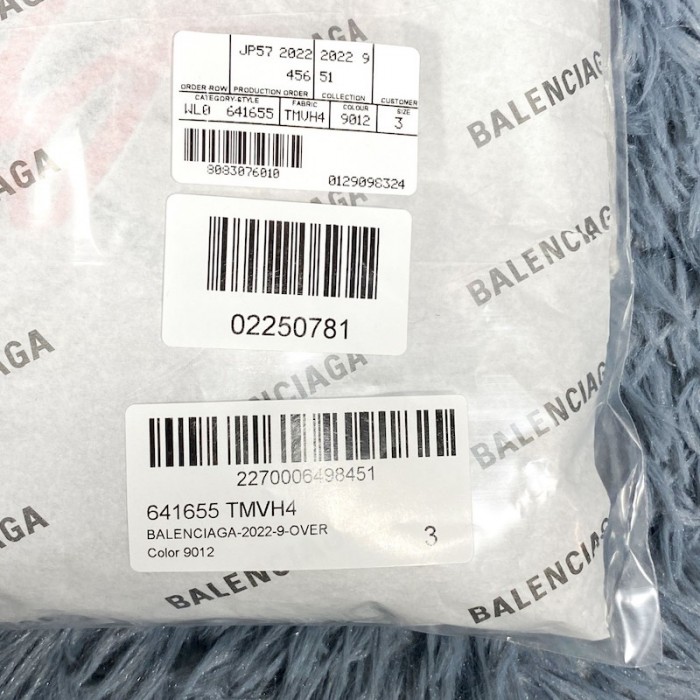 Ba*len*cia*ga 90/10 hoodie wide fit in grey