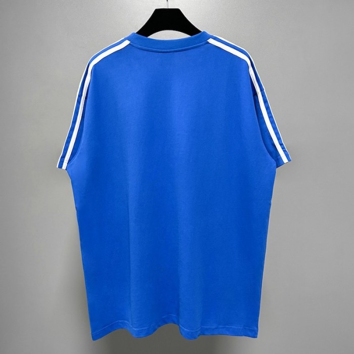 Ba*len*cia*ga / ad*s t-shirt oversized in blue