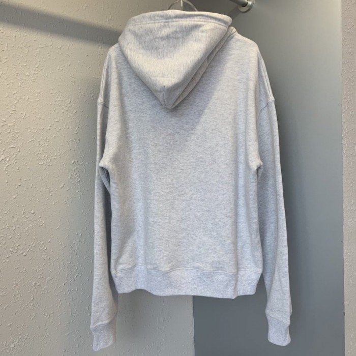 Ba*len*cia*ga bb back pulled hoodie grey