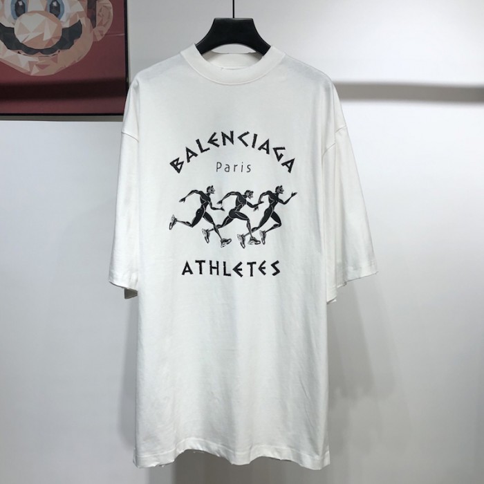 Ba*len*cia*ga marathon xl t shirt white
