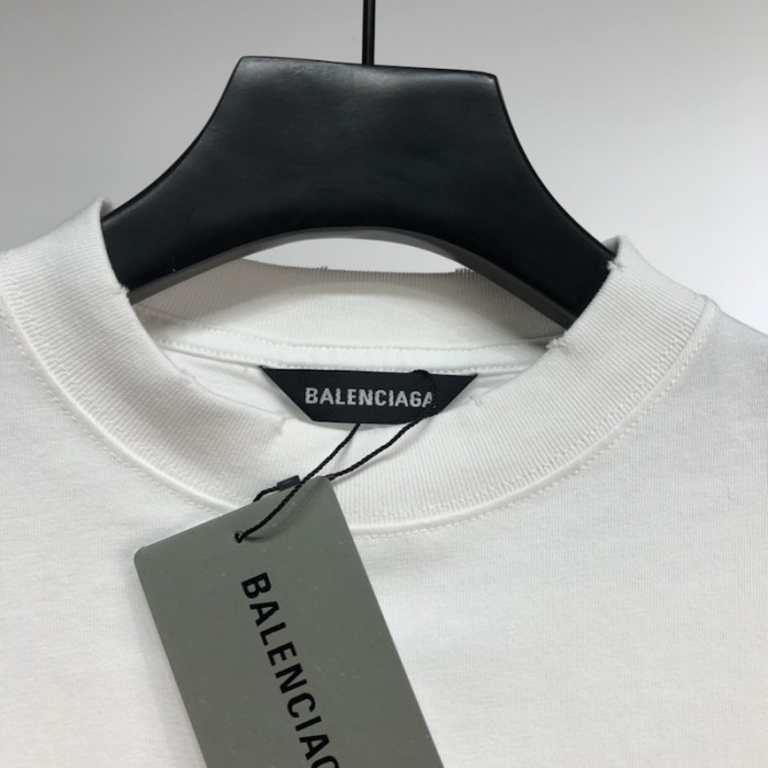 Ba*len*cia*ga marathon xl t shirt white