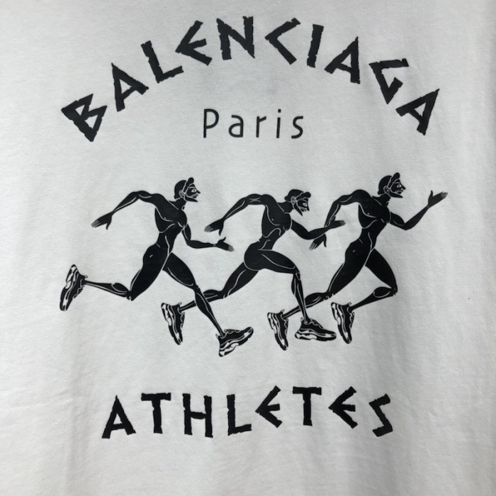 Ba*len*cia*ga marathon xl t shirt white