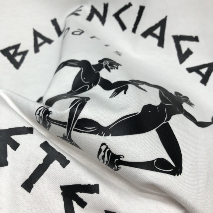 Ba*len*cia*ga marathon xl t shirt white