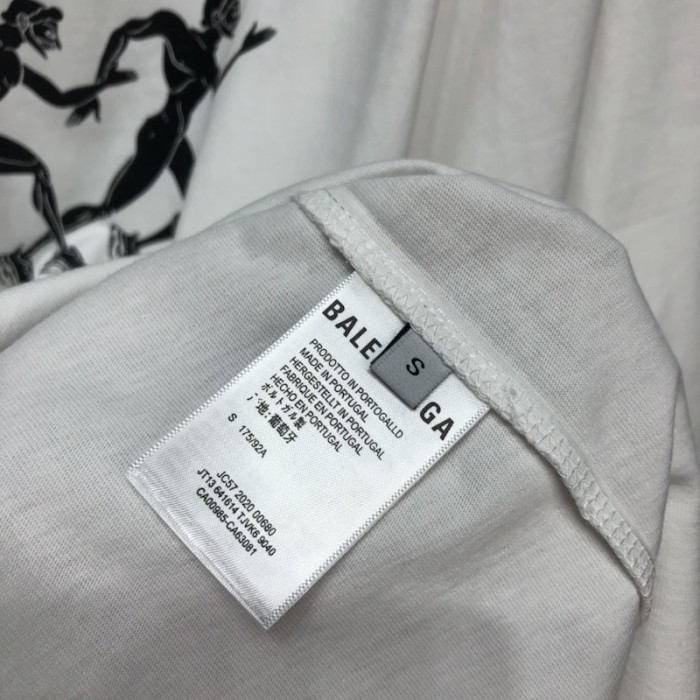 Ba*len*cia*ga marathon xl t shirt white
