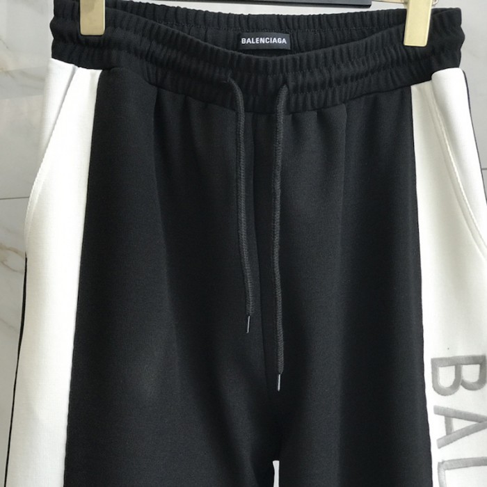 Ba*len*cia*ga stripe tracksuit pants black