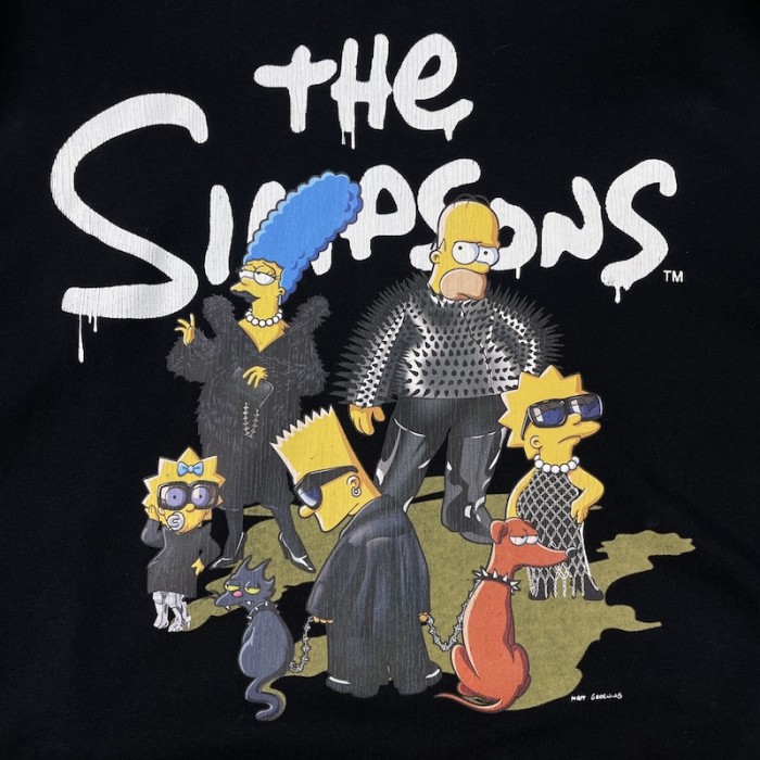 Ba*len*cia*ga the simpsons tm & © 20th tel*v*sion hoodie wide fit in black