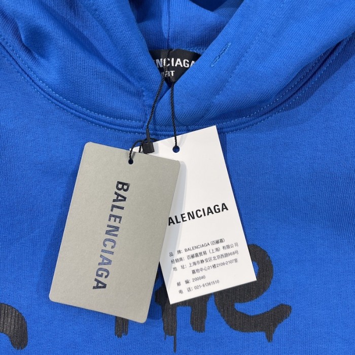 Ba*len*cia*ga the simpsons tm & © 20th tel*v*sion hoodie wide fit in blue