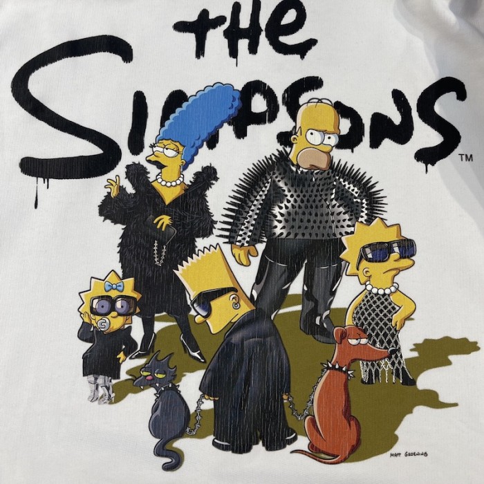 Ba*len*cia*ga the simpsons tm & © 20th tel*v*sion hoodie wide fit in white