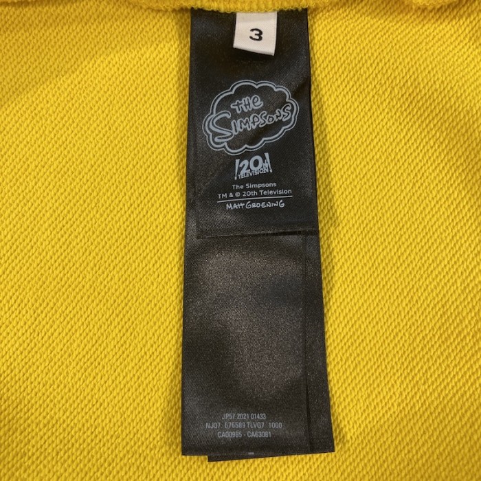 Ba*len*cia*ga the simpsons tm & © 20th tel*v*sion hoodie wide fit in yellow