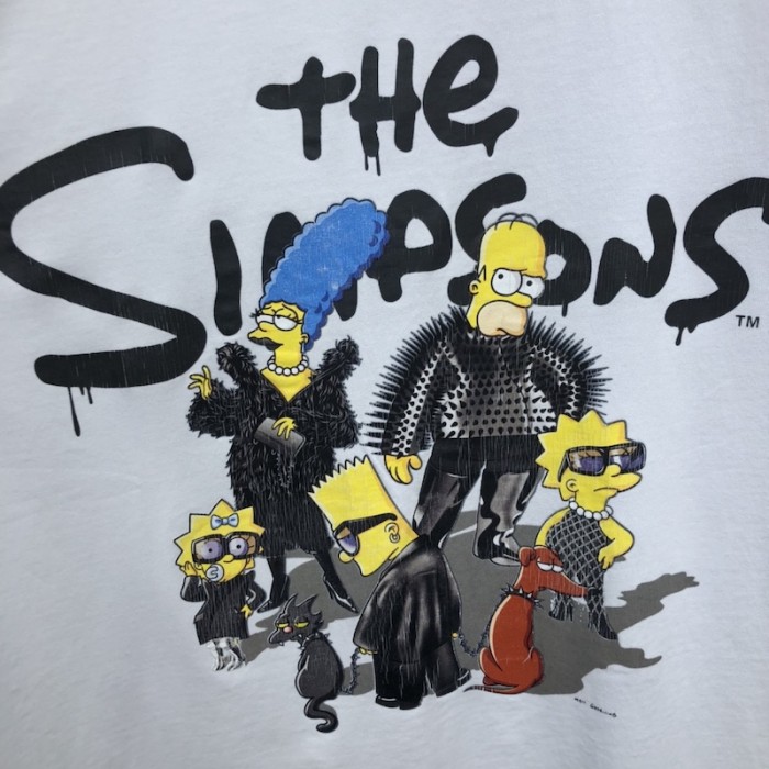 Ba*len*cia*ga the simpsons tm & © 20th tel*v*sion sweatershirt wide fit in white