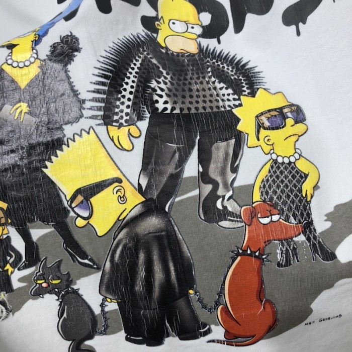 Ba*len*cia*ga the simpsons tm & © 20th tel*v*sion sweatershirt wide fit in white