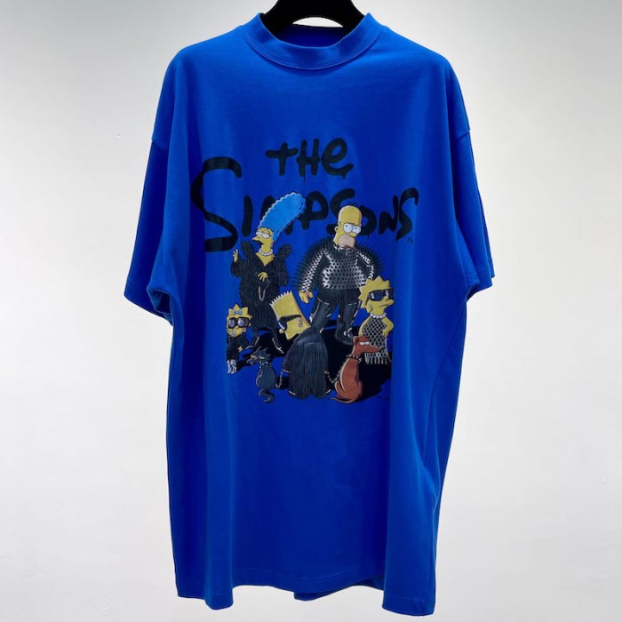 Ba*len*cia*ga the simpsons tm & © 20th tel*v*sion t-shirt oversized in blue