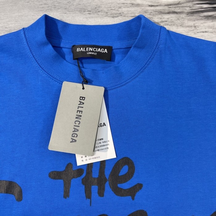 Ba*len*cia*ga the simpsons tm & © 20th tel*v*sion t-shirt oversized in blue