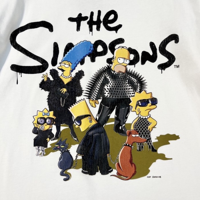 Ba*len*cia*ga the simpsons tm & © 20th tel*v*sion t-shirt oversized in white