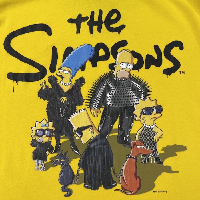 Ba*len*cia*ga the simpsons tm & © 20th tel*v*sion t-shirt oversized in yellow