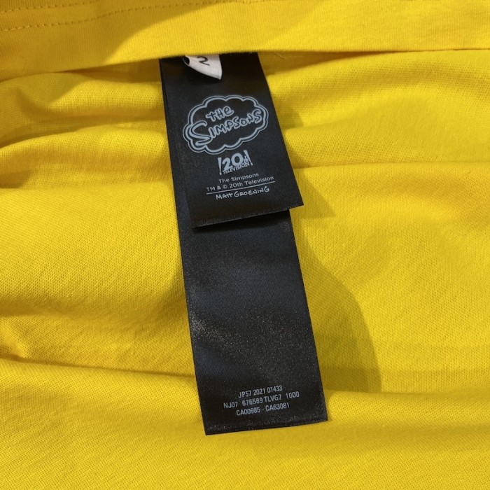 Ba*len*cia*ga the simpsons tm & © 20th tel*v*sion t-shirt oversized in yellow