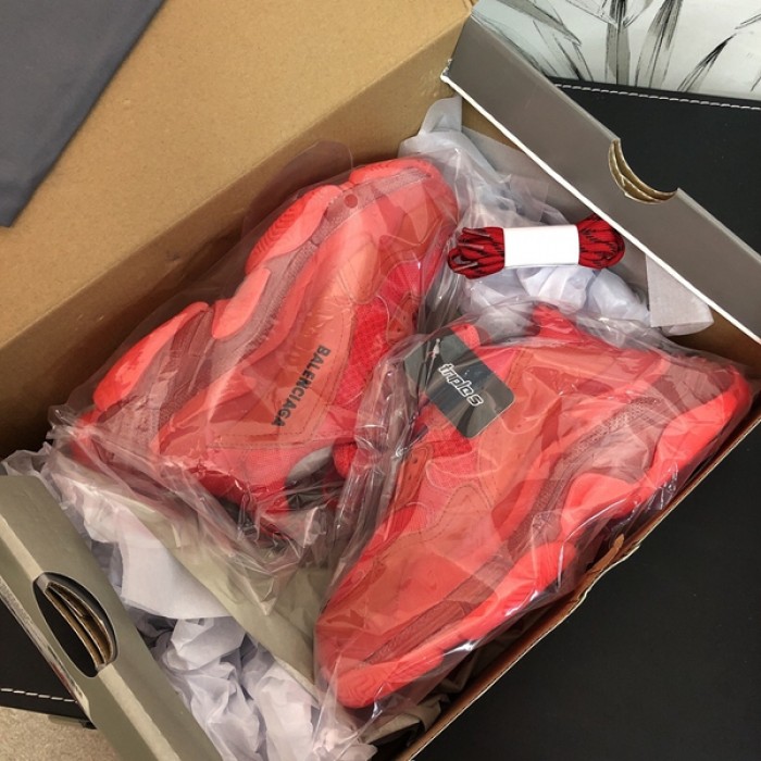 Ba*len*cia*ga triple s sneakers red