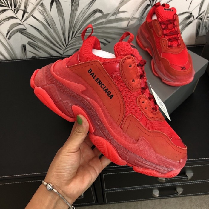 Ba*len*cia*ga triple s sneakers red