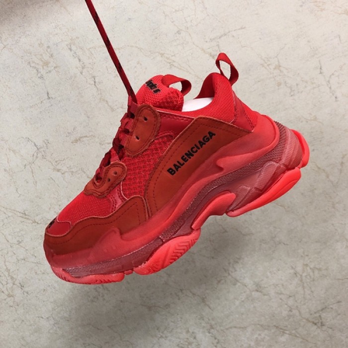 Ba*len*cia*ga triple s sneakers red